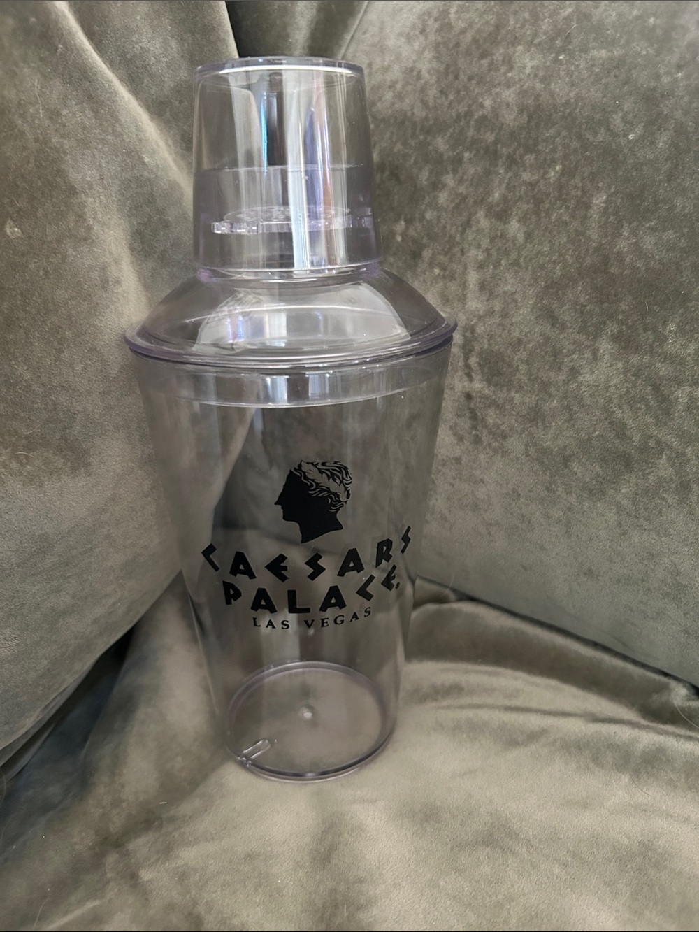 Caesars Palace Las Vegas Clear Cocktail Shaker